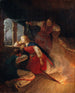 Signe cherche la mort dans les flammes de son abri - Wilhelm Wallander — artwork view