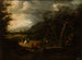 Landscape Painting with Riders - Wilhelm von Bemmel — artwork view