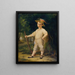 Le Petit Fermier Le Petit Chasseur - Wilhelm von Kaulbach — framed artwork on a wall