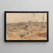 Building site near Wilhelmina Gasthuis - Wilhelmus Johannes Steenhoff — framed artwork on a wall