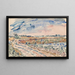 Path through the landscape - Wilhelmus Johannes Steenhoff — framed artwork on a wall