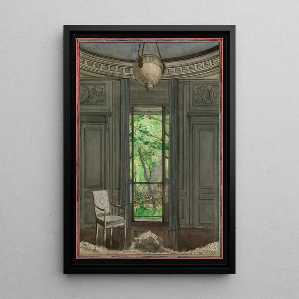 Untitled Painting - Will Heer — framed artwork on a wall
