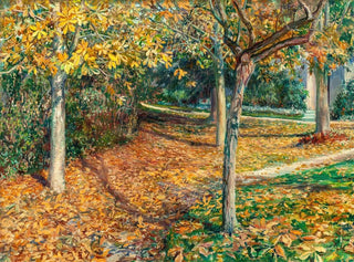 Leaf Carpet at Giverny - Will Hicock Low — artwork view