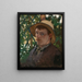 Self-portrait at Montigny - Will Hicock Low — framed artwork on a wall