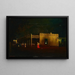 View of figures in a street near a hacienda - Will Sparks — framed artwork on a wall