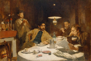 Willard Leroy Metcalf - The Ten Cent Breakfast.webp