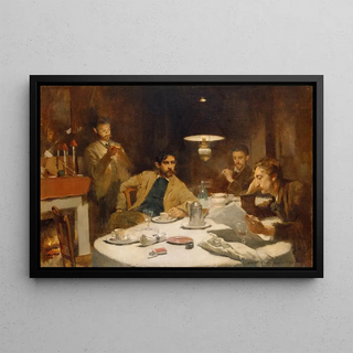 Willard Leroy Metcalf - The Ten Cent Breakfast.webp