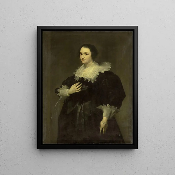L'épouse de Sebastiaan Leerse - Willem Bartel van der Kooi — framed artwork on a wall