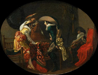 Les joueurs de trictrac - Willem Cornelisz Duyster — artwork view