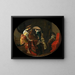 Les joueurs de trictrac - Willem Cornelisz Duyster — framed artwork on a wall