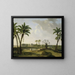 View of the coffee plantation Marienbosch in Suriname - Willem de Klerk — framed artwork on a wall
