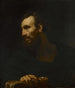 Old man with a book - Willem Drost — artwork view