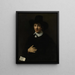 Portrait Painting of a Man - Willem Drost — framed artwork on a wall