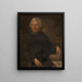 Jozef Ghesquire Jesuit and Bollandist - Willem Jacob Herreyns — framed artwork on a wall