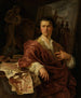 Portrait painting by artist A. C. Lens - Willem Jacob Herreyns — artwork view