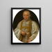 Priest Jean Jacques De Brandt - Willem Jacob Herreyns — framed artwork on a wall