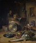 Interior rural scene with a woman at the well - Willem Kalf — artwork view