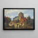 Le long du canal - Willem Koekkoek — framed artwork on a wall