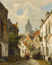 Street scene painting - Willem Koekkoek — artwork view