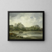 View of Nantes - Willem Leendert Bruckman — framed artwork on a wall