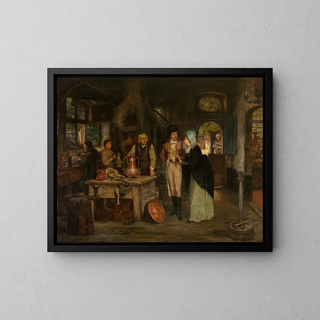 L'atelier de Geert de Winter - Willem Linnig — framed artwork on a wall