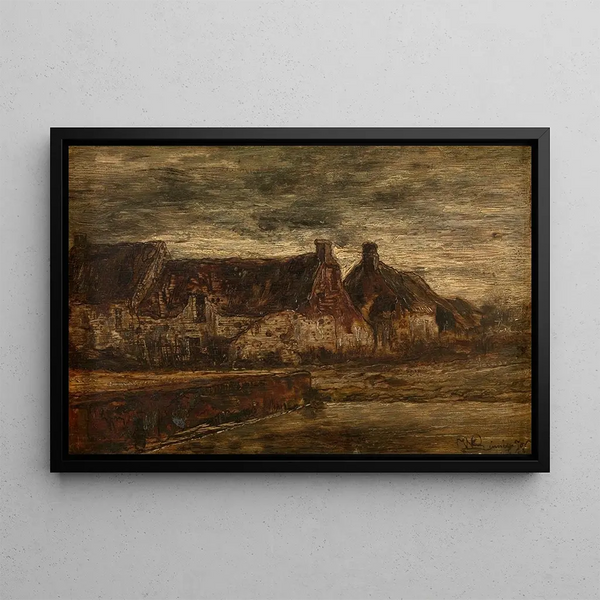 Landscape - Willem Linnig the Younger — framed artwork on a wall