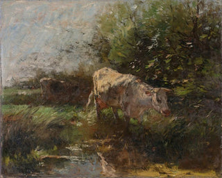 Prairie with Cows - Willem Maris — artwork view