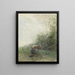L'heure de la traite - Willem Maris — framed artwork on a wall