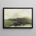 Boat in a Ditch - Willem Maris — framed artwork on a wall