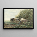 L'Enclos de la Traite - Willem Maris — framed artwork on a wall
