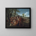 Saint John the Baptist Preaching - Willem Reuter — framed artwork on a wall