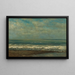 Seascape near Heijst - Willem Roelofs — framed artwork on a wall