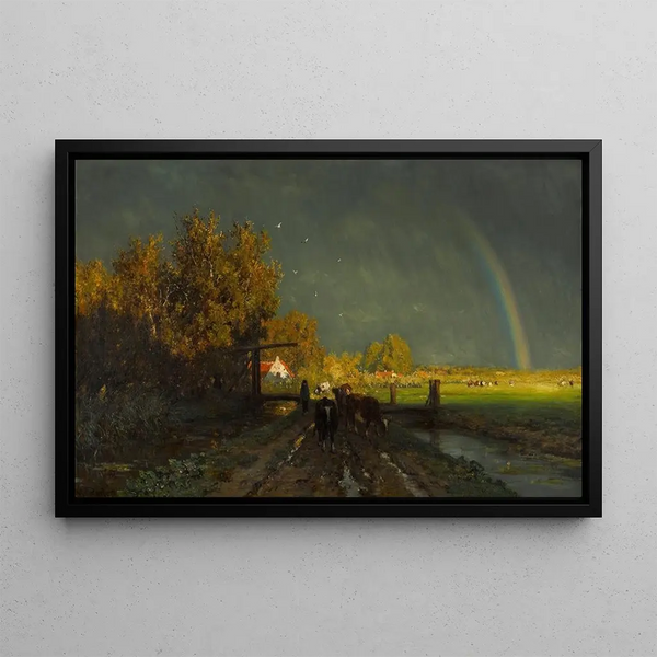 L'Arc-en-ciel - Willem Roelofs — framed artwork on a wall