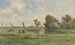 Prairie with Cows - Willem Roelofs — artwork view