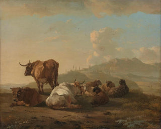 Herds at rest - Willem Romeyn — artwork view