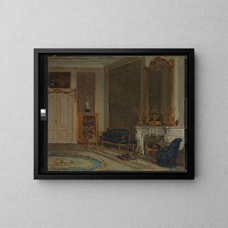 The hall of the house A. Willet-Holthuysen, Herengracht 605 - Willem Steelink Jr — framed artwork on a wall