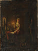 Sealing a letter with wax - Willem Thans — artwork view