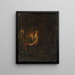 Sealing a letter with wax - Willem Thans — framed artwork on a wall