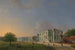 View of the front of the Buitenzorg Palace during the earthquake of October 10, 1834 - Willem Troost the Younger — artwork view
