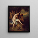 Bacchic scene - Willem van Mieris — framed artwork on a wall