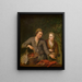 Fishmonger - Willem van Mieris — framed artwork on a wall