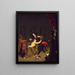 Joseph and Potiphar's Wife - Willem van Mieris — framed artwork on a wall