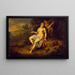 Paris and Œnone - Willem Van Mieris — framed artwork on a wall