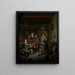 The Rareeshow de Fraay Curieus - Willem van Mieris — framed artwork on a wall