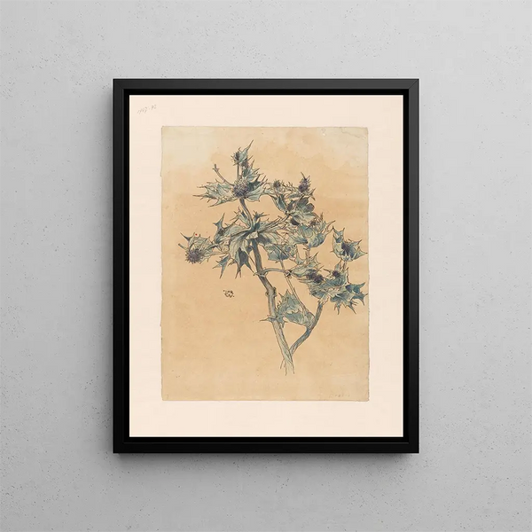 Thistles - Willem Wenckebach — framed artwork on a wall