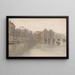The Old Waal in Amsterdam - Willem Witsen — framed artwork on a wall