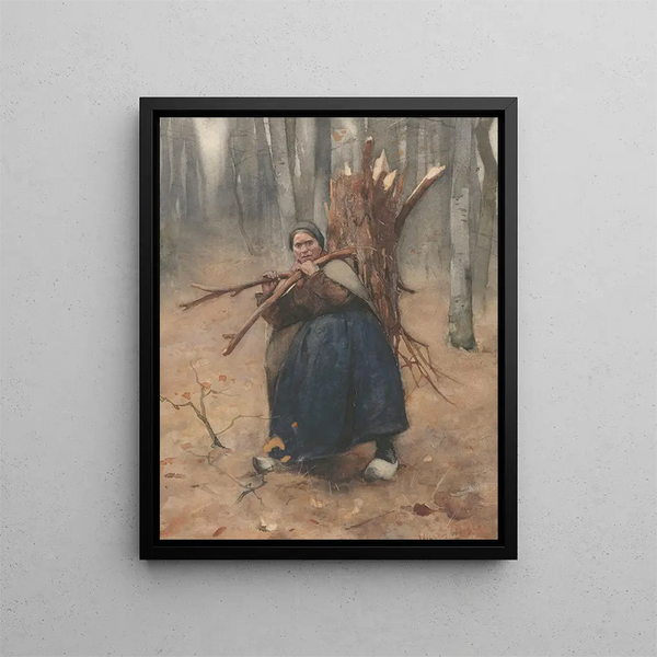 Wooden Trigger Star - Willem Witsen — framed artwork on a wall