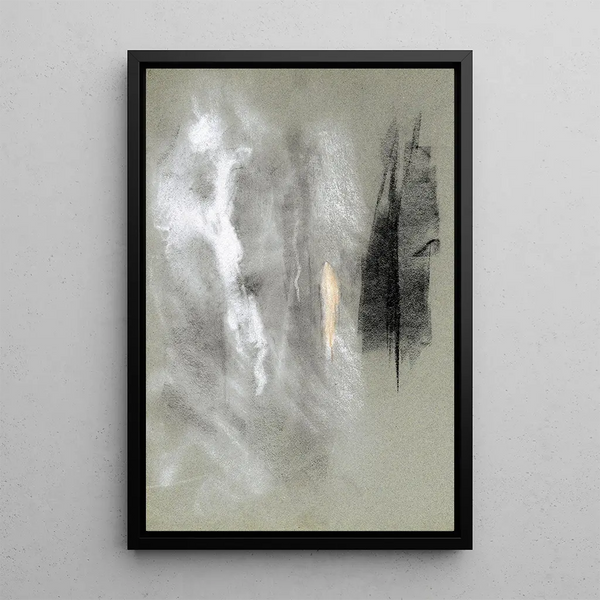 Landscape Painting at Twilight - Willem Witsen — framed artwork on a wall