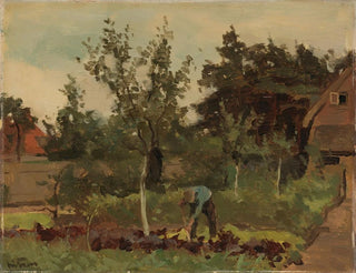 Garden Vegetable Patch Painting - Willem Witsen — artwork view