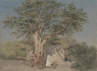 Cabin under a tree in Karo - Willem de Famars Testas — artwork view